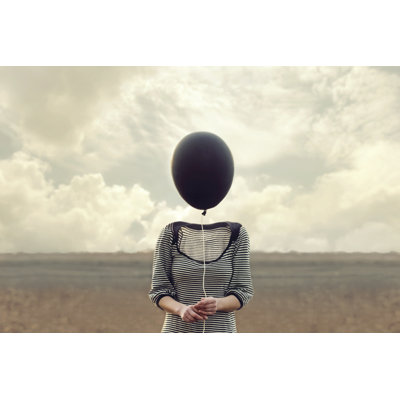 Woman''s Head - Wrapped Canvas Print
