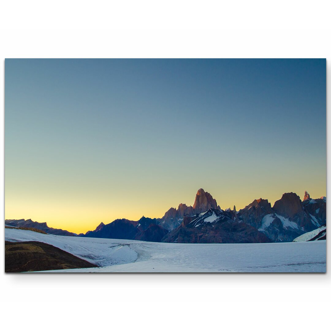 Leinwandbild Mount Fitz Roy im Sonnenaufgang – Anden