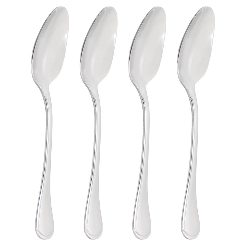 Gibson Home Manchester 4 Piece Stainless Steel Teaspoon Set