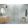 Halo 48 in. x 32 in. x 78 in. 90-degree Fully Frameless Glass Hinged Shower Enclosure