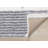 Cozy Modern Geometric Grey White Area Rug-424543714