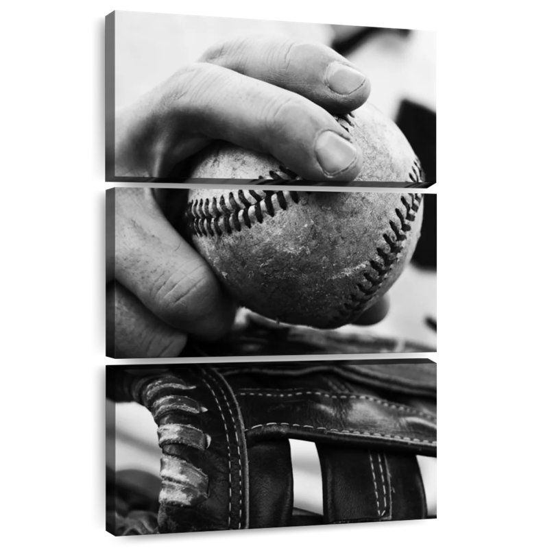 Pichet de baseball Sireci BW, H 32 po x l 20 po