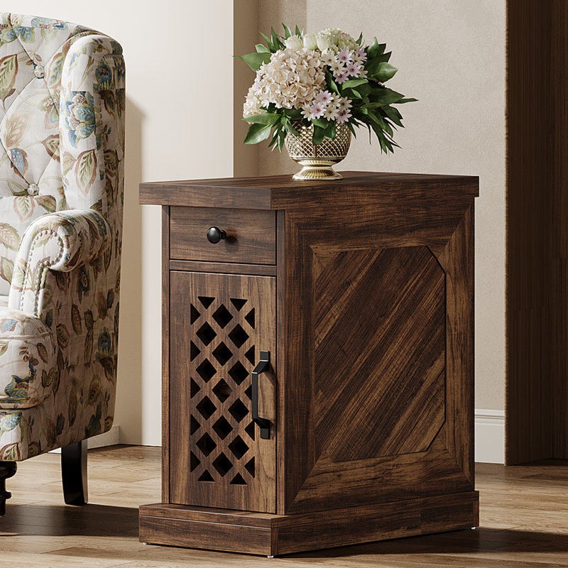 Side Table with Storage