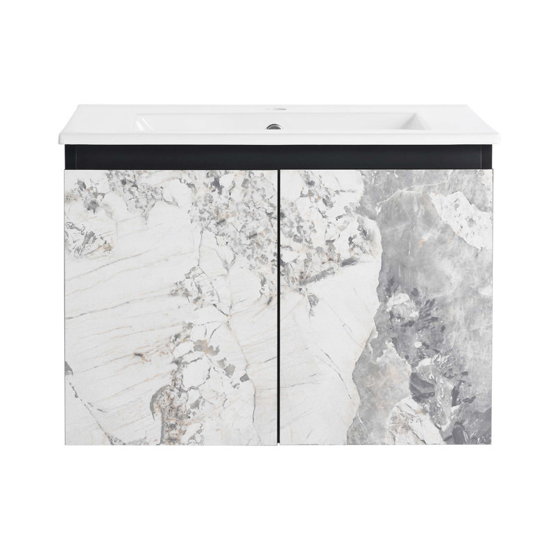 Base de meuble-lavabo simple mural 24 po Madicella seulement