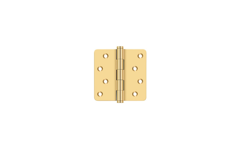 Steel Hinge, PVD Polished Brass