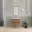Meuble-lavabo flottant moderne simple Alcester Ivy Bronx-1100120580