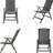 Aluminium Frame Folding Lawn Chairs Of 2 - Breathable Fabric & Streamlined Armrest For Outdoor, Porch, Patio Reclining Sling With Locking Bar Courtyard