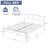 Full Bed Frame Metal Platform Bed Frame with Headboard & Footboard,  Mattress Foundation ,No Box Spring Needed-1373792512-1358785739