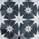 Cassis Stella 10" x 10" Porcelain Patterned Wall & Floor Tile