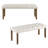 Invaldi 6 - Person Solid Wood Solid Wood Top Trestle Dining Set-1844169128-1844169129