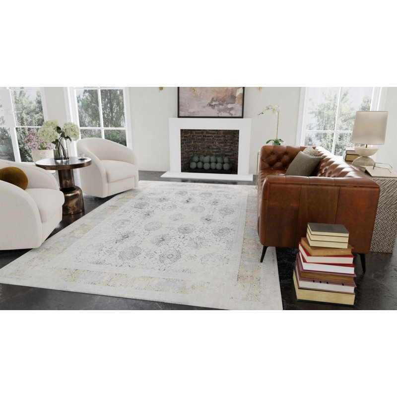 Tapis rectangulaire Oasis, Rectangle 5 pi 1 po x 7 pi 7 po
