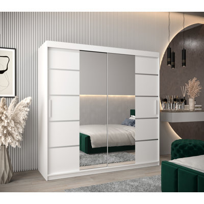Lyllie 2 Door Manufactured Wood Wardrobe