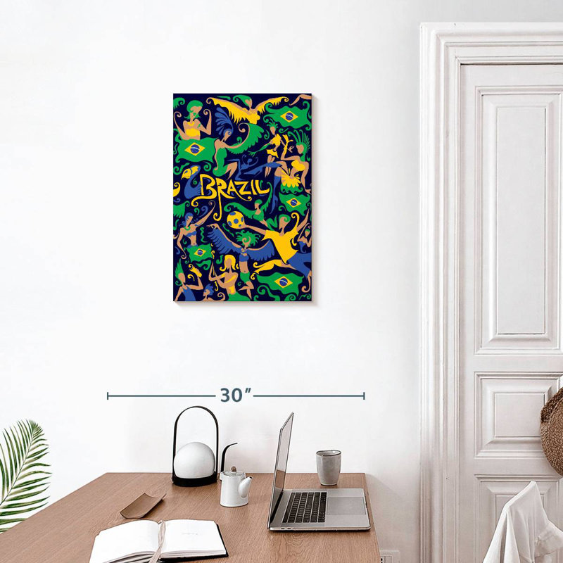 Mardi gras brésilien Nicci, H 24 po x l 16 po