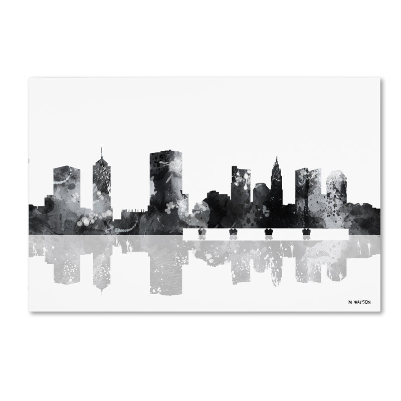 « columbus ohio y horizon-1 », impression sur toile tendue, H 22 po x l 32 po x P 2 po
