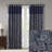 Jacquard Curtain Panel Pair-1239471169