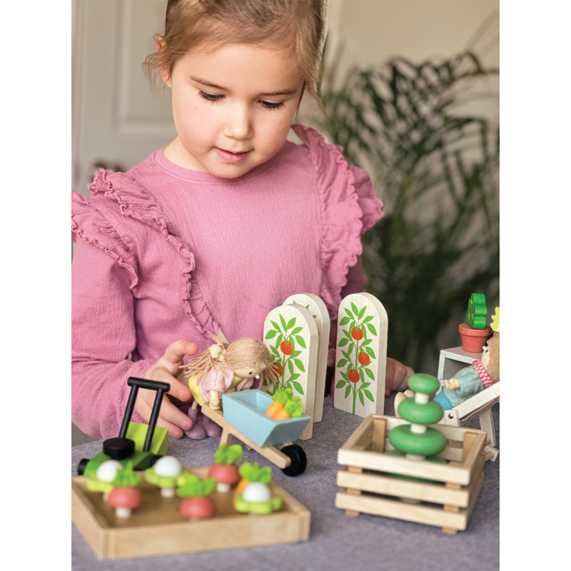 Greenhouse and Garden Dollhouse Furniture