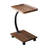C Shaped Side Table Movable Sofa End Table Modern Coffee Table With Wheels For Small Spaces-1148717522