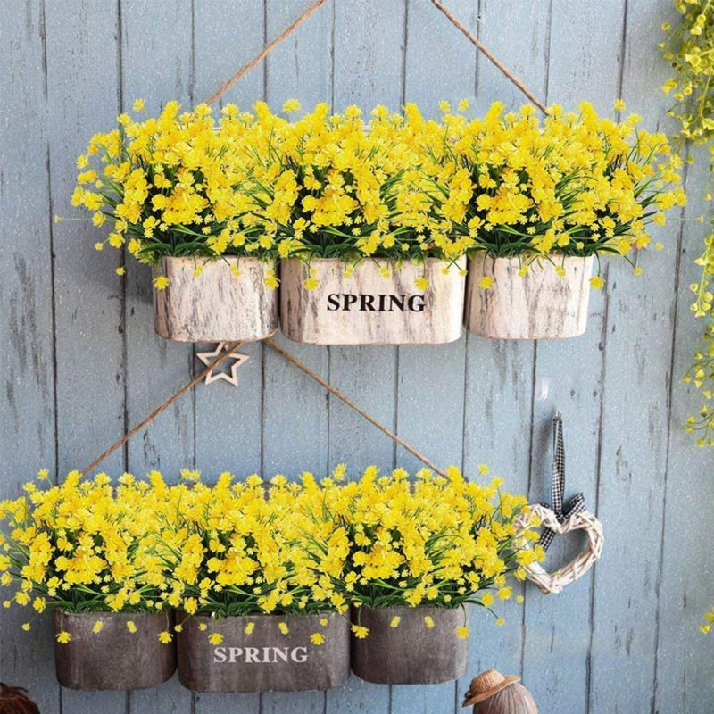 Fleurs artificielles, Jaune
