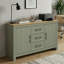 Limestone Wide 2 Door 3 Drawer Sideboard-563755128