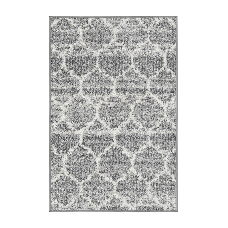 Geometric Indoor Rug, Rectangle 3' x 5'