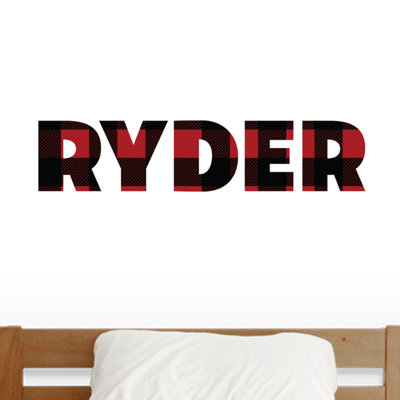 Text & Numbers Wall Decal