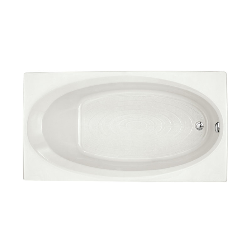 Evolution 66'' x 36'' Soaking Fiberglass Bathtub, White
