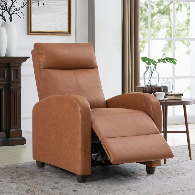 Fauteuil inclinable manuel Sykora, Brun pâle