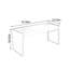 Bureau rectangulaire Simple Light Luxury-1204931858