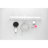 Strong Stainless Steel Handheld Shower, 28-Inch Slide Bar, 69-Inch Hose, Relaxing Spray Options, White Color Shower With Bar And Different Adjustable Height,