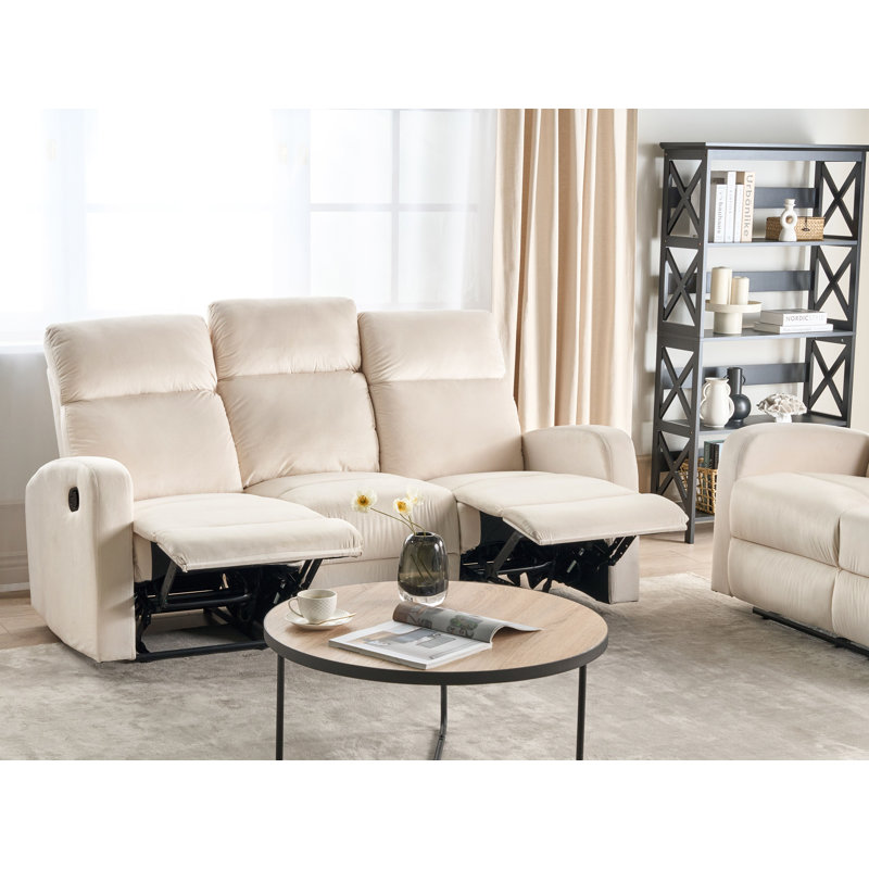 Amyerra 180cm Wide Wall Recliner Standard Recliner, Manual - Handle/Lever