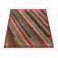 Pasha Wool Geometric Area Rug in Red/Green/Beige