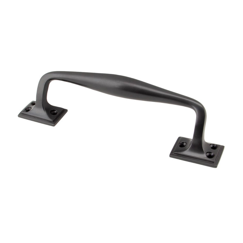Art Deco Pull Handle, Aged Brass
