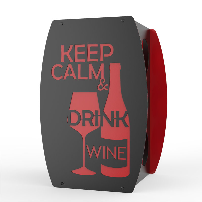 6 Bottle Tabletop Wine Bottle Rack in