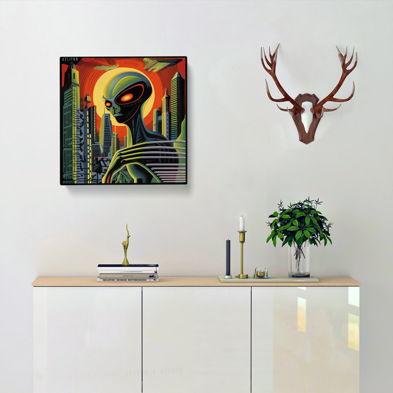 Alien Constructivism - No Frame Print, 50cm H x 50cm W x 3cm D