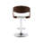 Weinberg Swivel Adjustable Height Faux Leather Bar Stool-2104307816