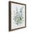 Toile avec cadre noyer