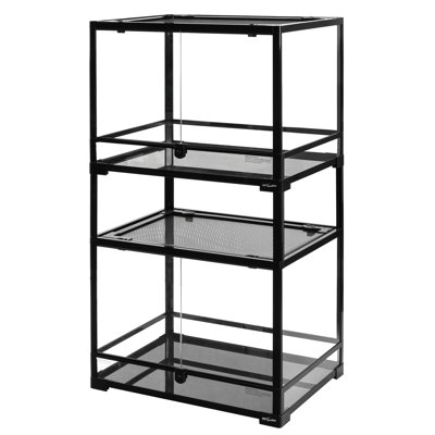23.6'' x 17.7'' x 43.4'' Glass Reptile Terrarium