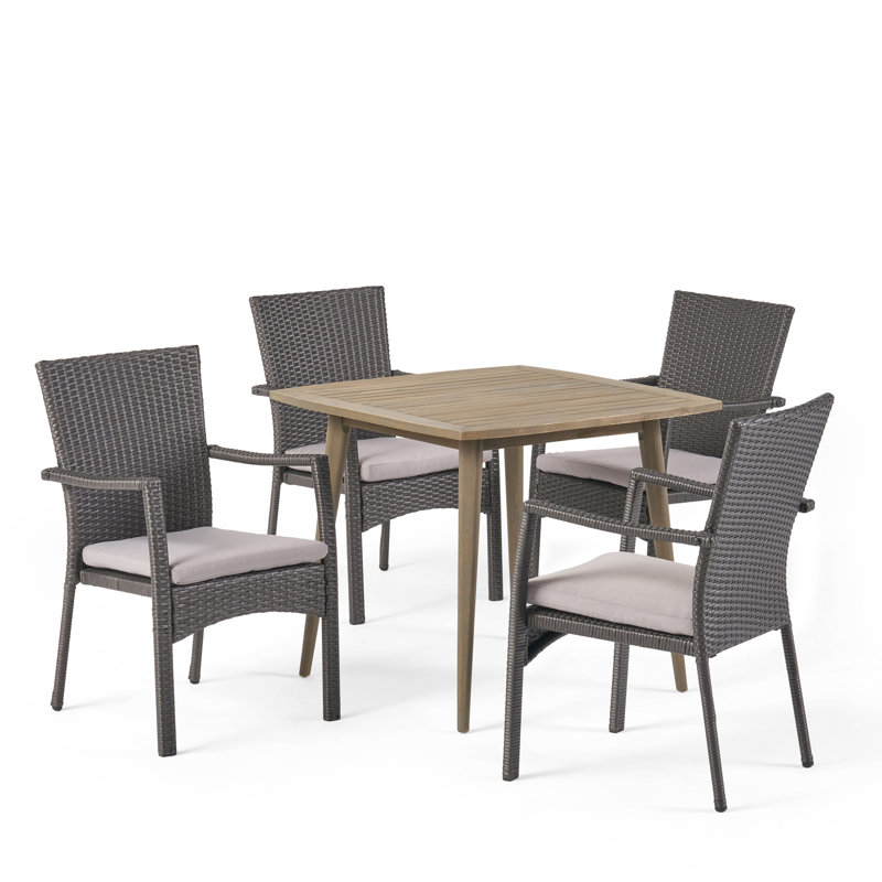 Ensemble repas 5 pièces avec coussins Blathnat