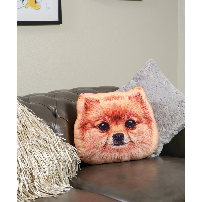 Throw Pillow, Pomeranian