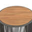 Ensemble de table basse et de table d'appoint 2 pièces avec corde tissée-1708396874