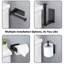 Porte-papier hygiénique mural autocollant-112742387