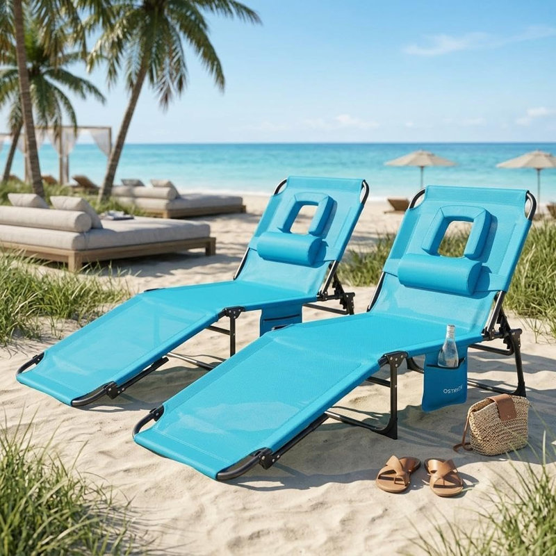 Beach Chair, Blue, 2