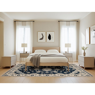Tapis beige surteint lavable à la machine