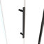 Porte de douche coulissante de 56 à 60 po x H 72 po avec porte en verre trempé de 1/4 po-109554038