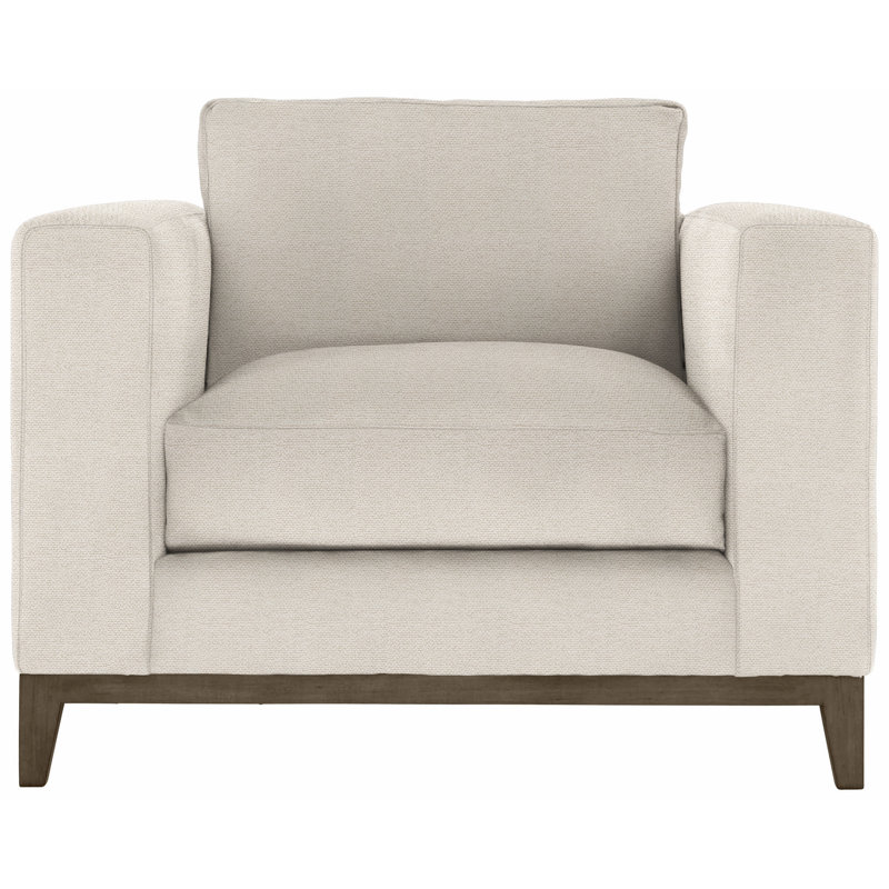 Noel 40" Wide Armchair, Cream Chenille 1345-002, Portobello