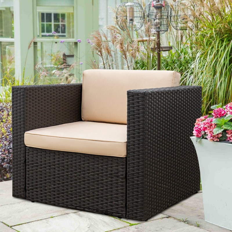 Chaise de patio avec coussins Danby