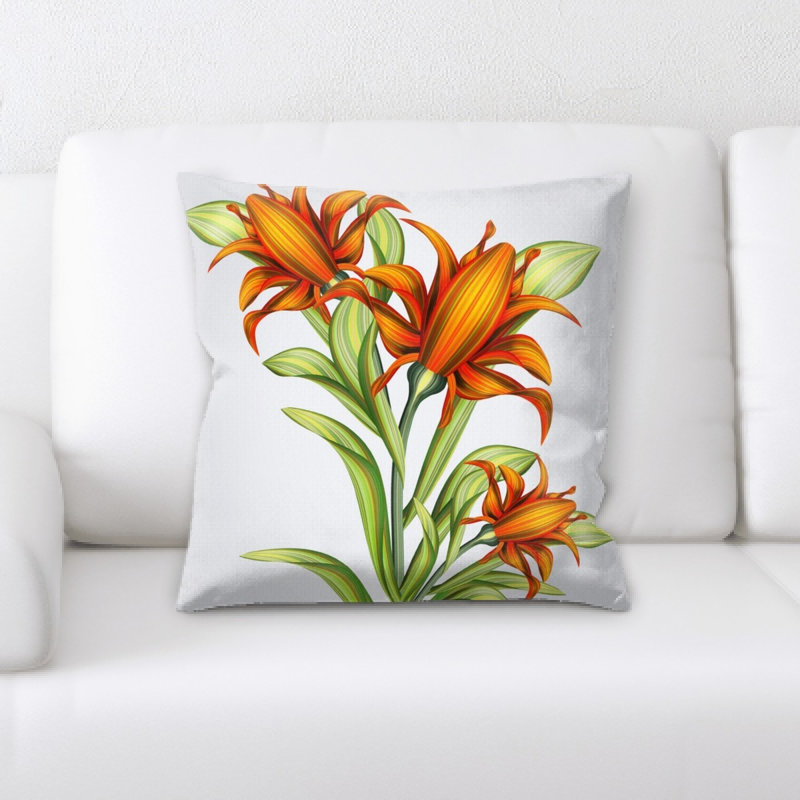 Coussin décoratif fleur
