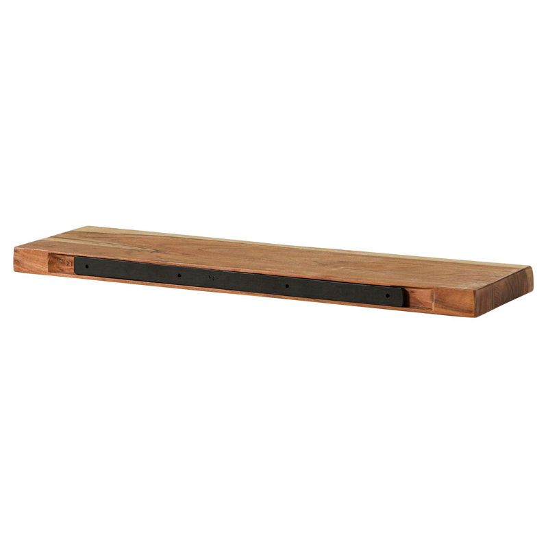 MELBOURNE Solid Wood Floating Shelf, 40cm H x 70cm W x 20cm D