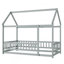 Lit en bois pour lit simple avec structure de toit, garde-corps de sécurité-165406660-165406666