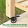 Rosan Wood Outdoor Elevated Planter with Wheels